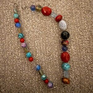 2 Multicolor Beaded Bracelets